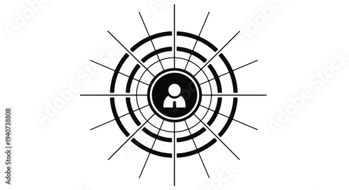 User Centric Design and Target Audience Focus Concept Illustration