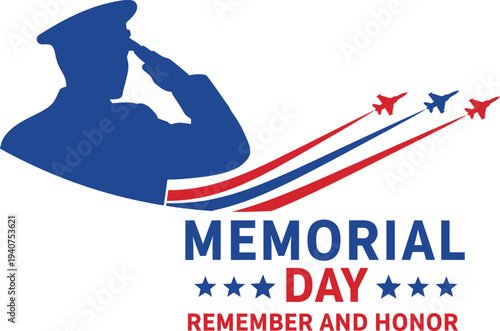 Memorial day tribute honoring fallen heroes and veterans