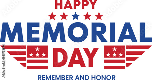 Memorial day tribute honoring fallen heroes and veterans