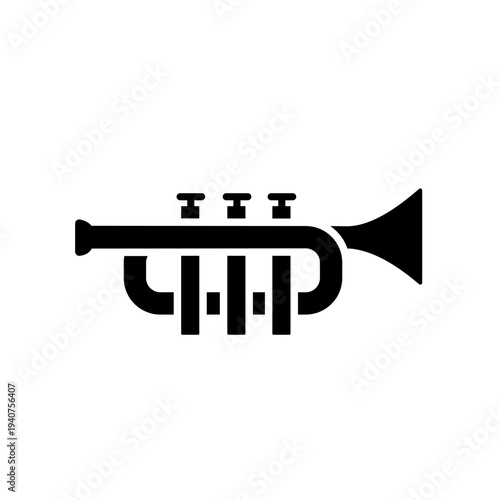 trumpet vector icon