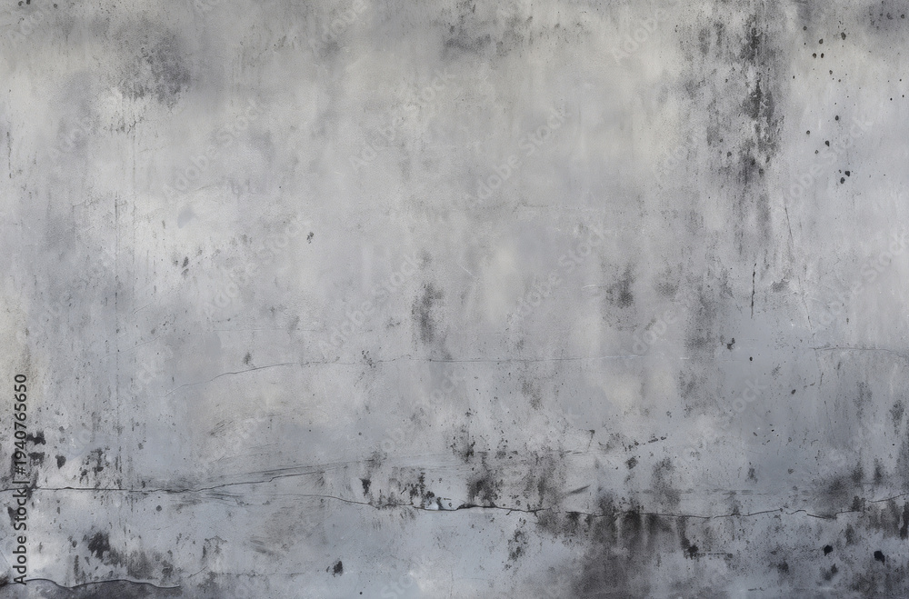 Fototapeta premium Processed collage of grey cracked stucco wall texture. Background for banner, backdrop or texture