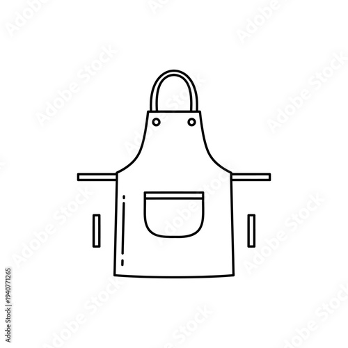 Apron chef cooking kitchen wear uniform with pocket for protection culinary