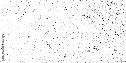 High Contrast Speckled Dust and Dirt Particle Texture with Film Grain on Minimal White Grunge Background for Abstract Distress Overlay and Vintage Graphic Design Use.