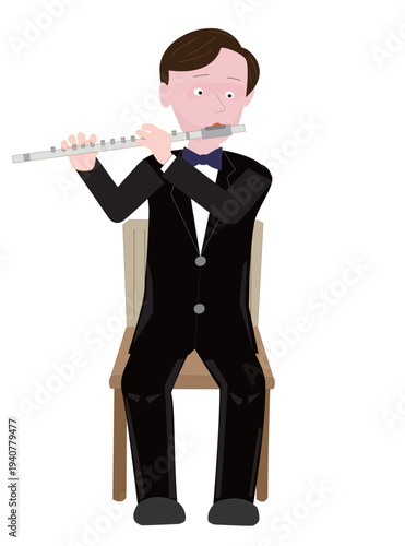 楽器を演奏しているミュージシャン。