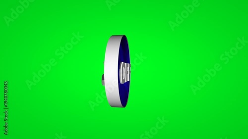 Wallpaper Mural 60 percent off 3d button on green screen Torontodigital.ca