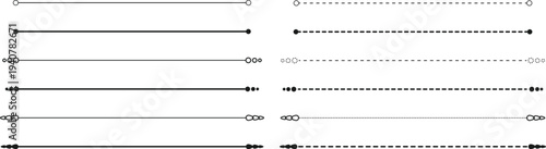 Collection of various zipper and slider designs