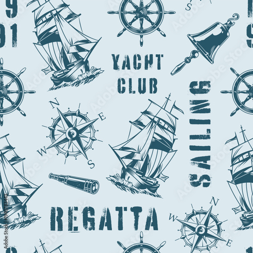 A variety of nautical elements