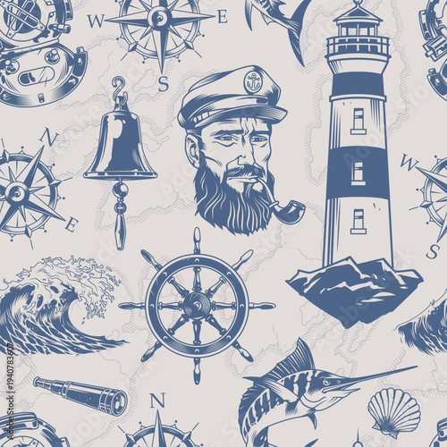Sailing-themed design