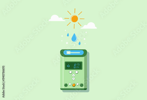 Eco-Friendly Smart Irrigation Controller Optimizing Water Usage with Weather-Based Adjustments and Monitoring for Sustainable Gardening Practices