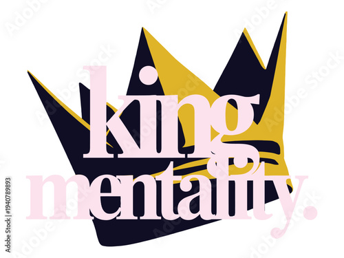 King Mentality Crown Logo Design