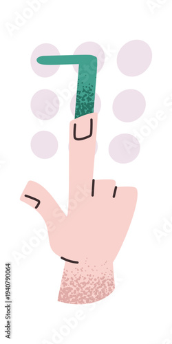 Graphic secure code for protection