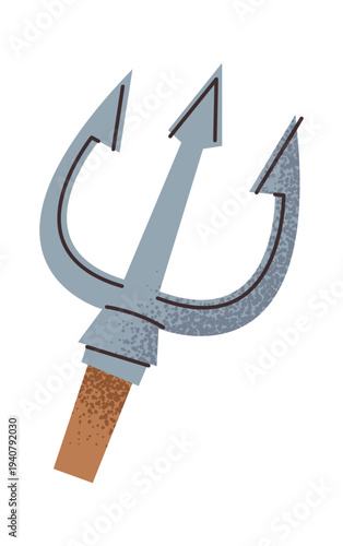 Ancient Greek trident weapon element