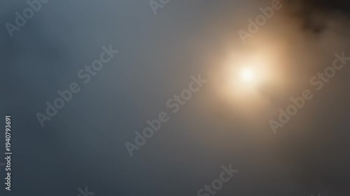 Wallpaper Mural Sun shining through clouds with lens flare effect. Torontodigital.ca