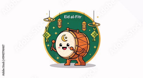 Eid Celebration Family Gathering in Traditional Setting