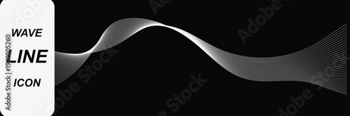 Water wave, sea wave set. Zigzag line. Water logo, symbol vector collection.
