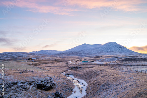 Beautiful landscape of Skagafjordur in Iceland