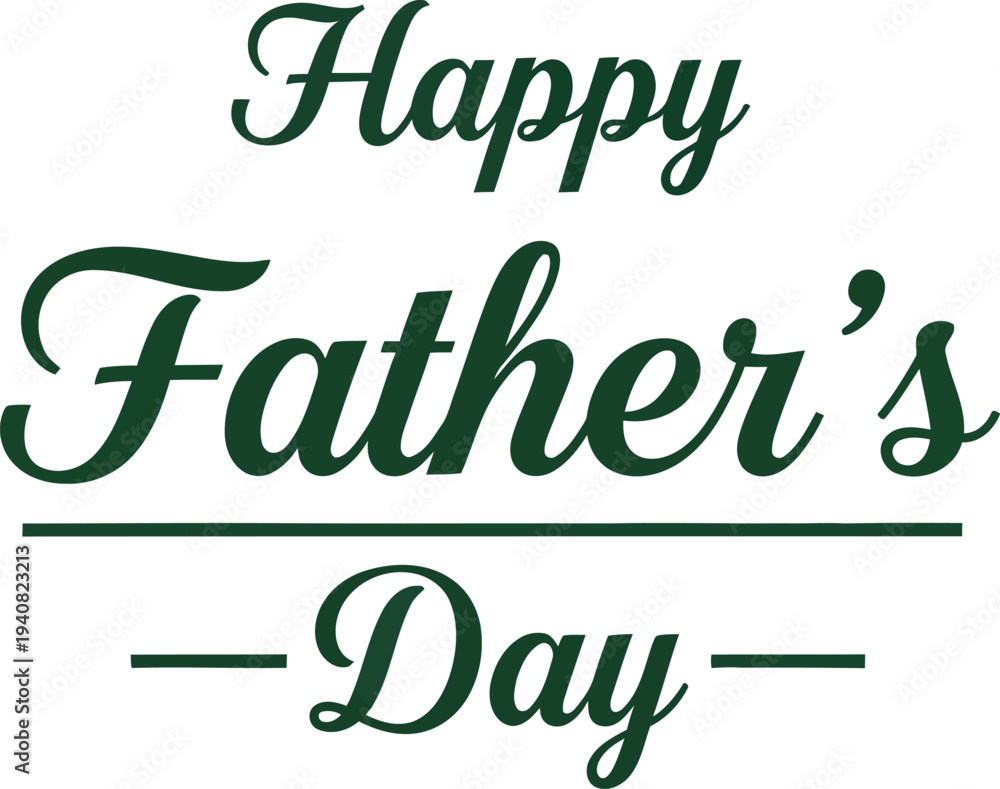 Fototapeta premium Happy father's day greeting card