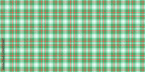 Baby texture tartan pattern, folk background fabric vector. Choice check textile seamless plaid in mint and light colors.