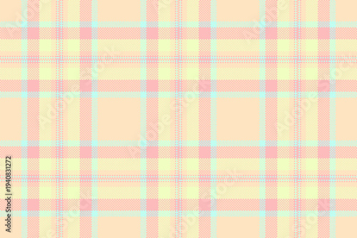 Collage tartan vector textile, free fabric texture pattern. Japanese plaid background check seamless in light and bisque colors.