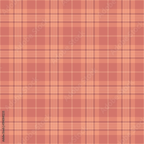 Decorative plaid artwork emphasizes rhythm and alignment. The approachable fabric imagery enhances branding materials.
