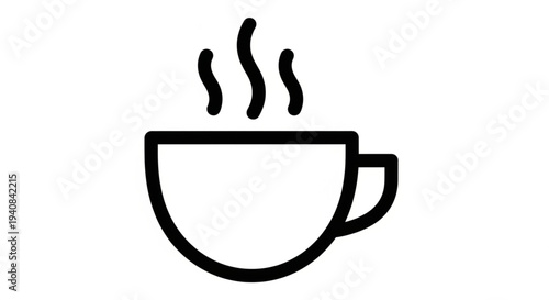 A cup of hot coffe icon
