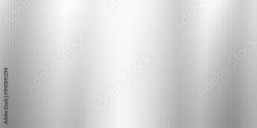 A textured brushed metal plate features a shiny silver stainless steel pattern on a gray metallic surface backdrop for a professional aluminum alloy sheet wallpaper design