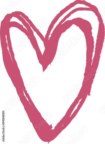 Heart Sketch Outline Doodle