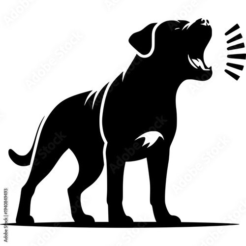 Barking Dog Icon Vector