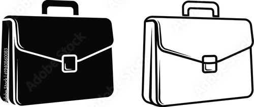 Briefcase icons Vector
