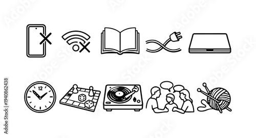 Fitness and exercise solid icon set: workout, gym, health, wellness, sports icons collection