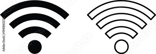 Wifi signal icons Vector