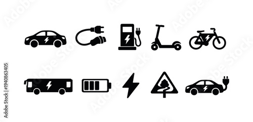 Business and finance outline icon set. financial symbols and banking concepts icons