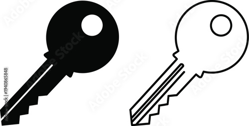 Keys unlocking opportunities Vector