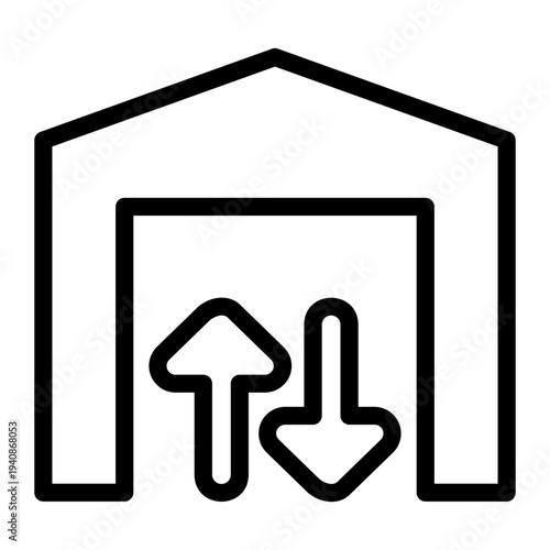building Line Icon