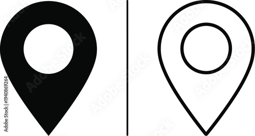 Map pin icons Vector