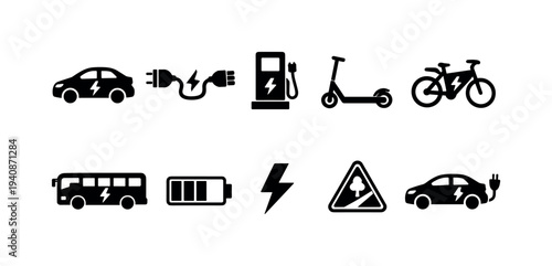 E-commerce, shopping flat icon set. online store, retail icons flat collection