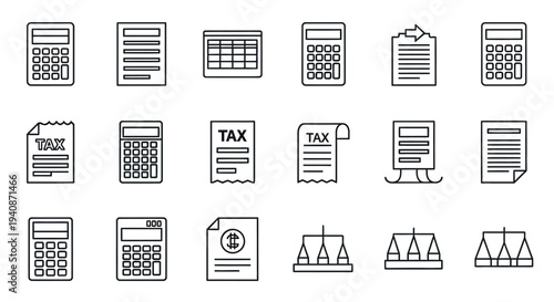 Tax Document Icons