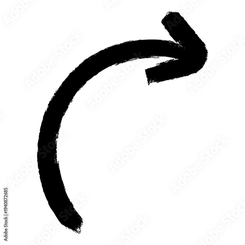 Black curved arrow pointing to the right.