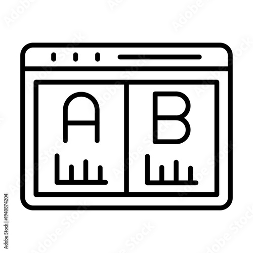 Ab testing Icon