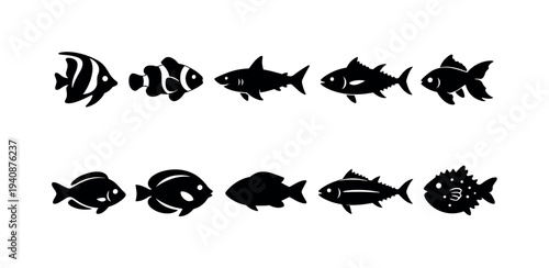 Fitness and exercise flat icon set: workout, gym, health icons collection