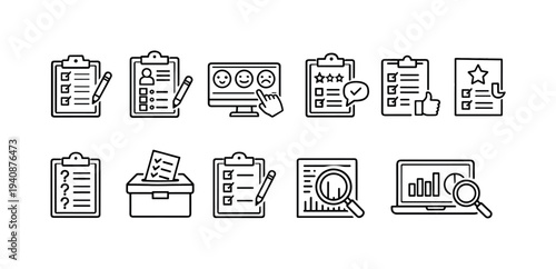 Fitness, gym line icon set. exercise, workout symbol collection in linear style