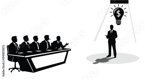 business meeting presentation idea creativity concept