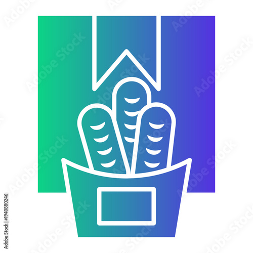 food donation Gradient icon