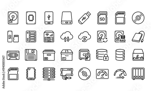 Luxury Jewelry and Diamond Ring Vector Icon Set