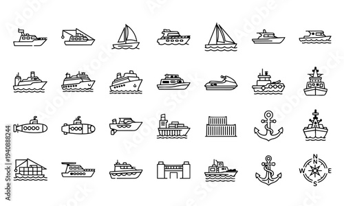 Shoes Footwear Sports Sneakers Silhouette Icons