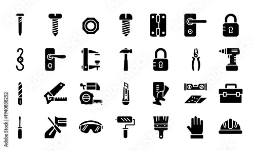 Lighting Lamps Light Fixtures Outline Icons