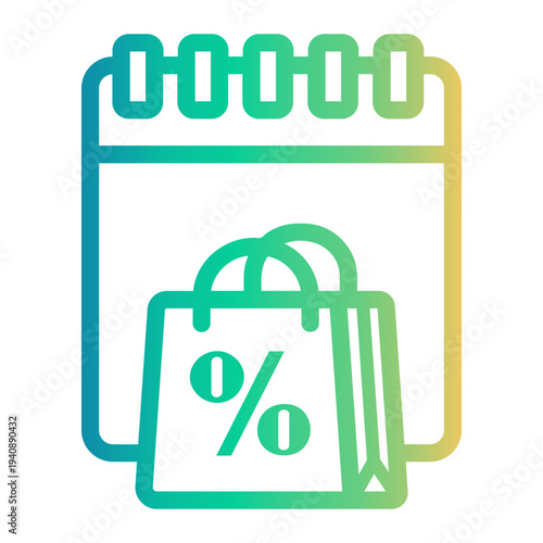 ecommerce Line Gradient Icon