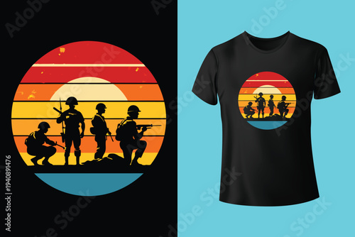 I stand for the flag I kneel for the fallen, Memorial Day T-shirt Design