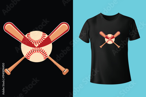Baseball T shirt - Baseball Lover T shirt Design Template