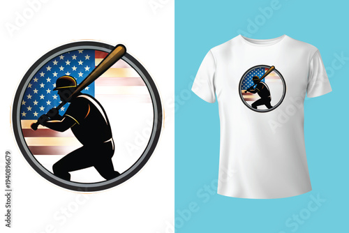 Baseball T shirt - Baseball Lover T shirt Design Template